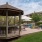 Outdoor lounge seating around a firepit