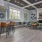 Clubhouse with a fireplace and lounge seating